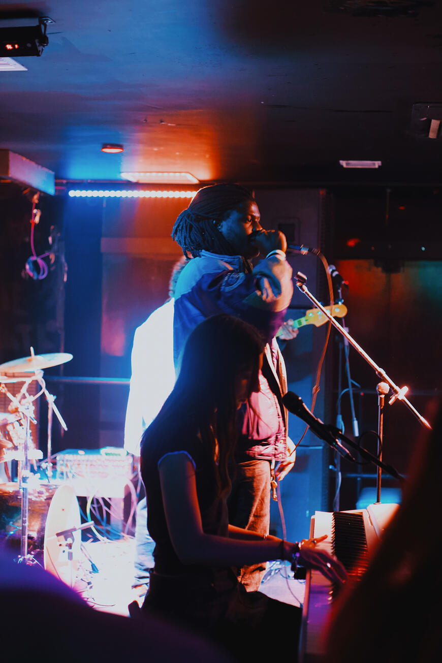 Wizzystarband performance live on stage at Network Venue in Sheffield, Uk