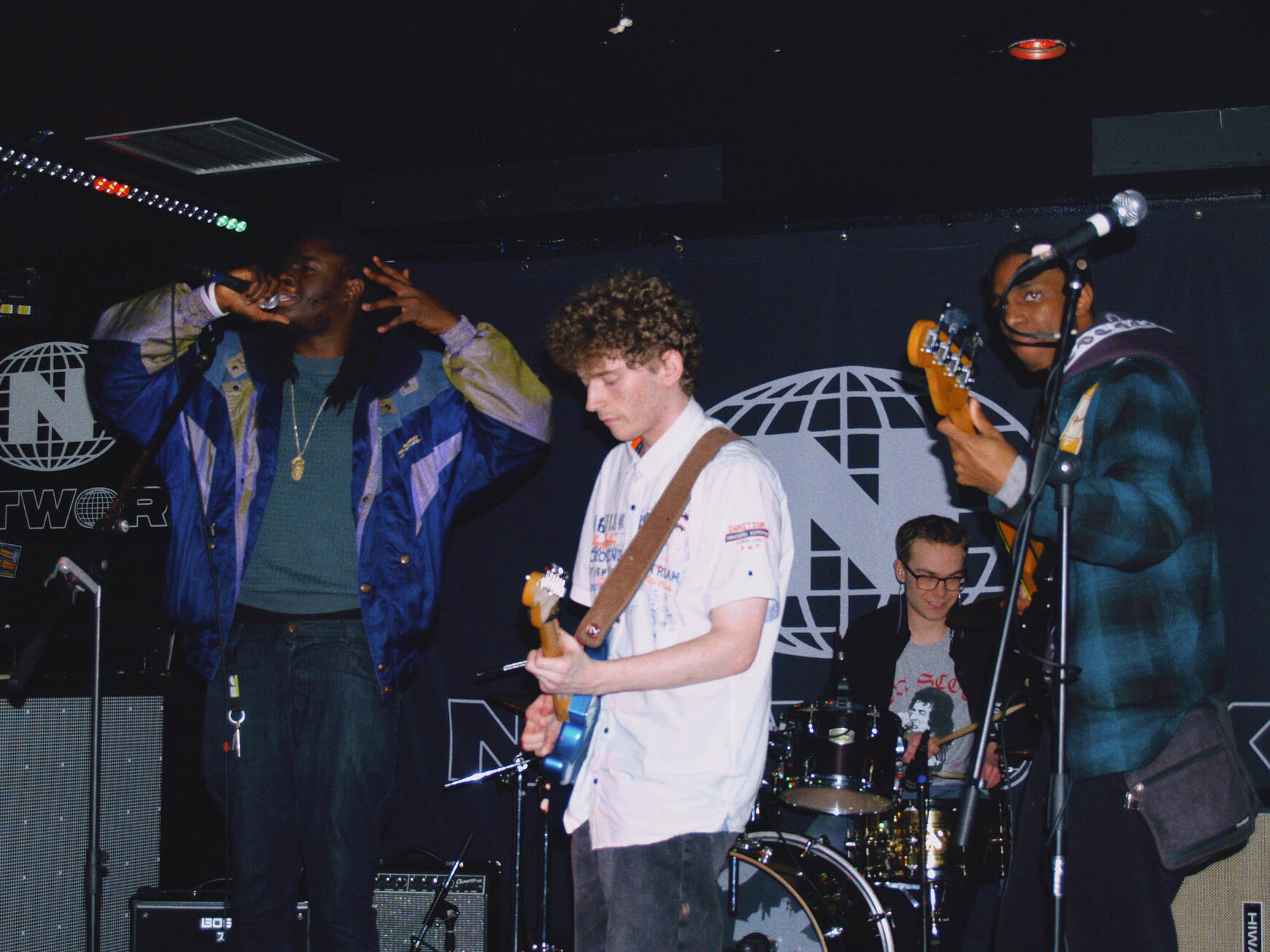 Wizzystarband performance live on stage at Network Venue in Sheffield, Uk