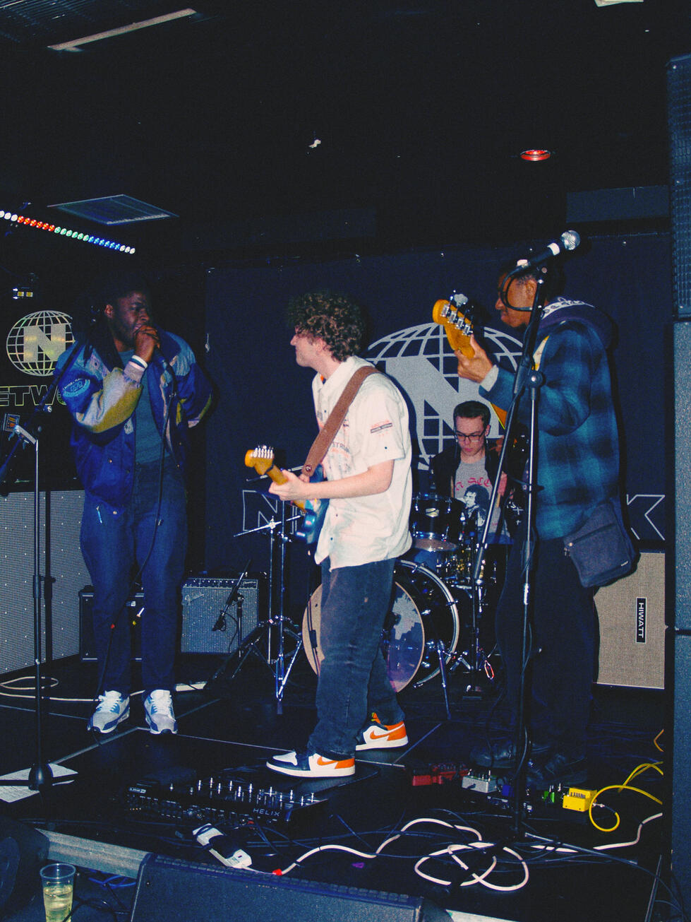 Wizzystarband live performance at Network Sheffield, UK, Press, Editorial, Promotional. Wizzystarband performance live on stage at Network Venue in Sheffield, Uk